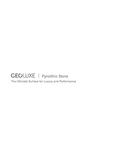 GEOLUXE PRODUCT CATALOG